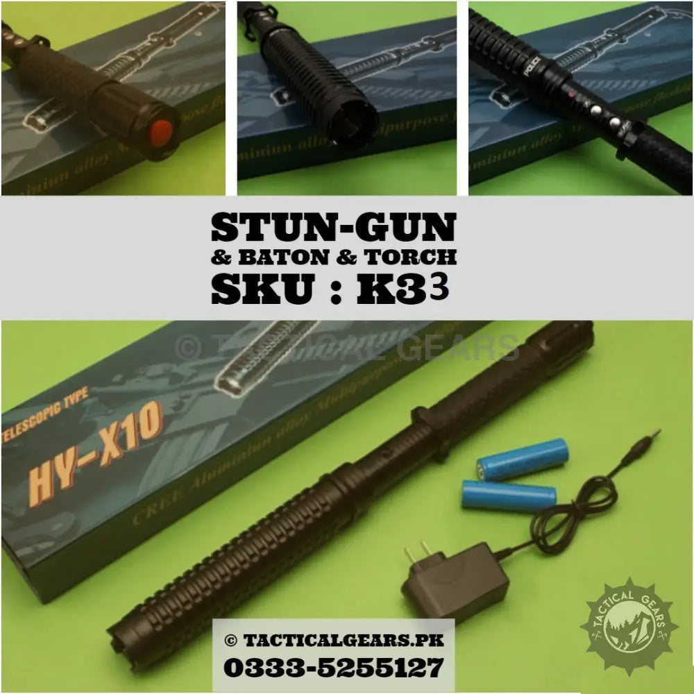 X10 Stun-Gun & Baton & Torch