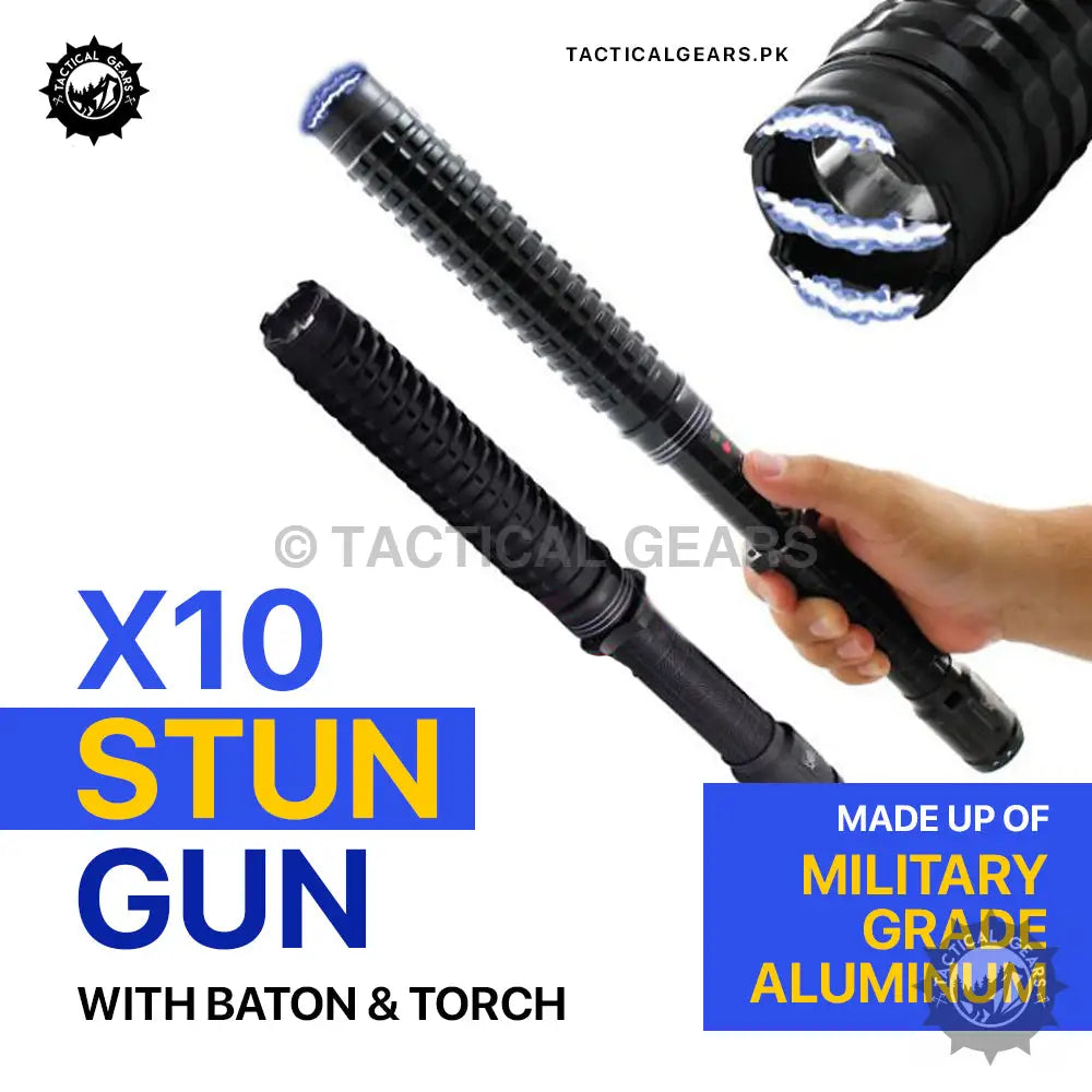 X10 Stun-Gun & Baton & Torch